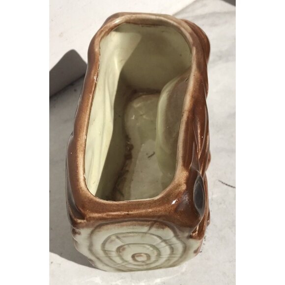 Antq Thames Ceramic Red Pixie Elf MCM 50s Christmas Woodland Planter MCM Lot HTF - Picture 12 of 16